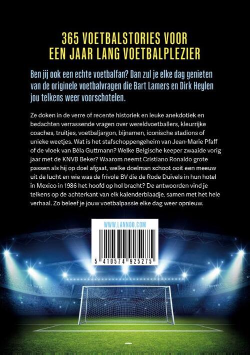 De voetbalquiz scheurkalender 2026