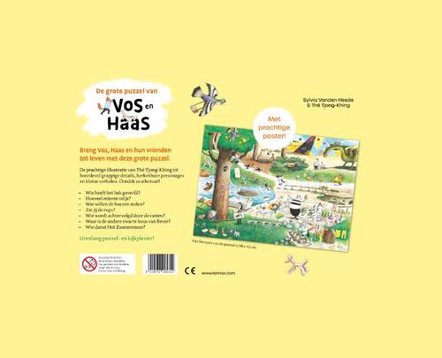 De grote puzzel van Vos en Haas (100 stukken)