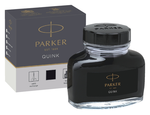 Vulpeninkt Parker Quink Permanent 57ML Zwart