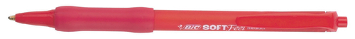 Balpen Bic Soft Feel Grip Clic Medium Rood