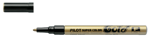 Viltstift Pilot Super Color Lakmarker Fijn Goud