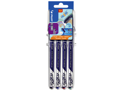 Fineliner Pilot Frixion Fijn Assorti Etui À 4 Stuks