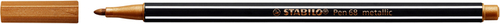 Viltstift Stabilo Pen 68/820 Medium Metallic Koper