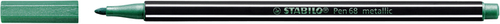 Viltstift Stabilo Pen 68/836 Medium Metallic Groen