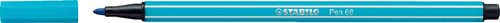 Viltstift Stabilo Pen 68/31 Medium Lichtblauw