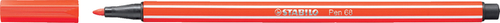 Viltstift Stabilo Pen 68/40 Medium Lichtrood