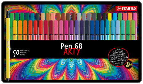 Viltstift Pen Blik À 50 Kleuren | Kantoorartikel | 633364 | Bruna