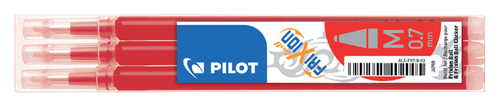 Rollerpenvulling Pilot Frixion Medium Rood Set À 3 Stuks