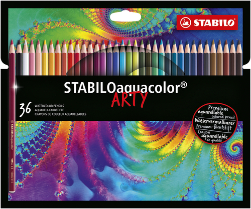 Kleurpotloden Stabilo Aquacolor 1636-1-20 Etui À 36 Kleuren