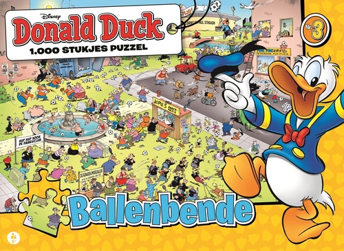 Donald Duck Puzzel - Ballenbende (1000 Stukjes)