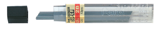 Potloodstift Pentel 0.5MM Zwart Per Koker 2B