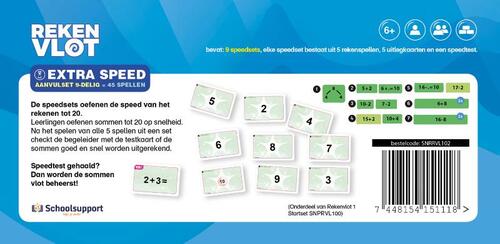 Rekenvlot Speedoefening - Laag 1 (groep 3), 9-delig