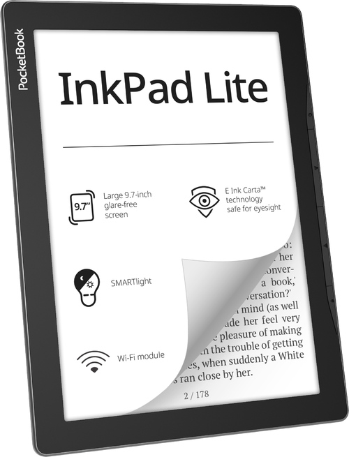 PocketBook eReader - Inkpad Lite - Mist Grey