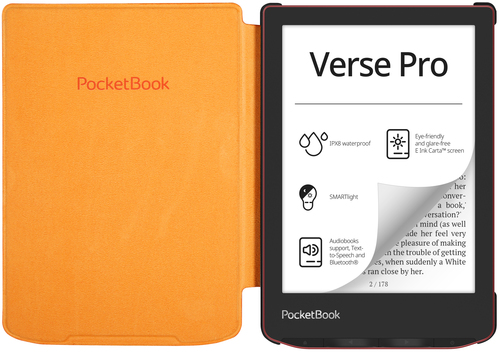 PocketBook Hoes - Shell Case Orange