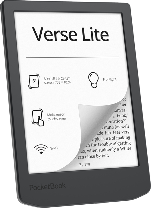 PocketBook eReader - Verse Lite - Midnight Grey