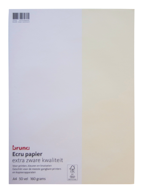 Kopieerpapier Bruna 160GR Ecru | 796645 Bruna