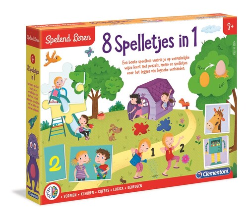 Spelend Leren - 8 Spelletjes In 1