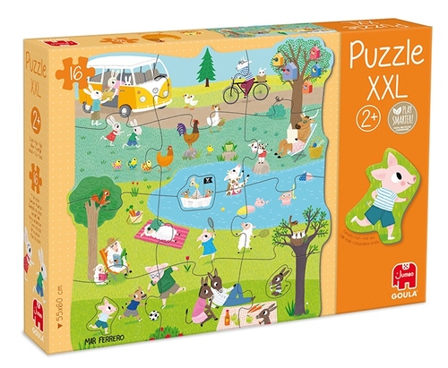 Puzzel XXL Naar Buiten (16 Stukjes)