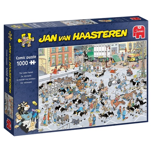 Jan Van Haasteren - De Veemarkt (1000 Stukjes)