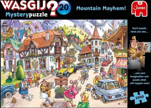 slijtage stroom Verbeteren Wasgij Mystery 20 - Vakantie In De Bergen! (1000 Stukjes) | Puzzel |  8710126250020 | Bruna