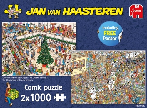 Jan Van Haasteren - Kerst Koopjes & Black Friday (2 X 1000 Stukjes)
