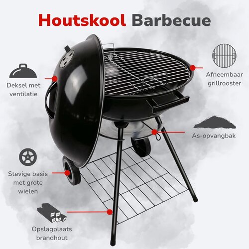 Alpina Houtskool Kogel BBQ 43 cm