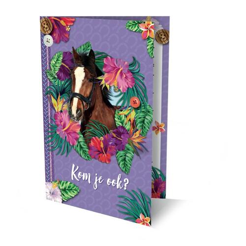 Paarden Uitnodigingen PK 927 / 6X3,95 - FSC Mix Credit