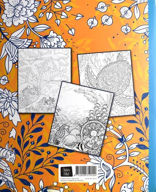 Glitter kleurboek Ocean life