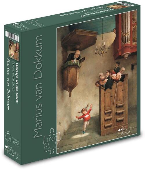 Marius van Dokkum Dansje in de kerk Puzzel 1000 stukjes