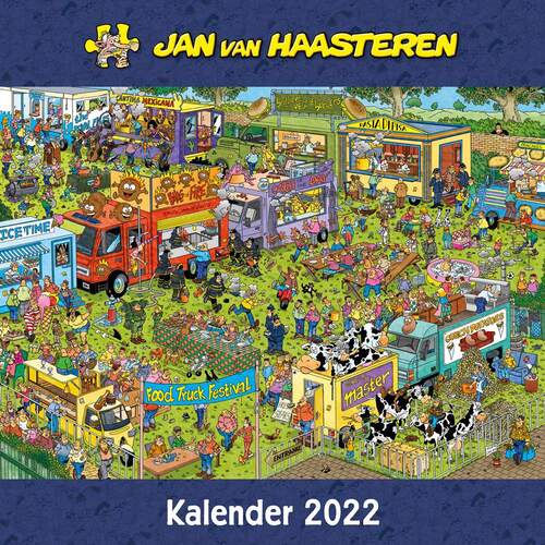 paperback Inpakken Doorlaatbaarheid Kalender - 2022 Jan Van Haasteren | Overig | 8716467673047 | Bruna
