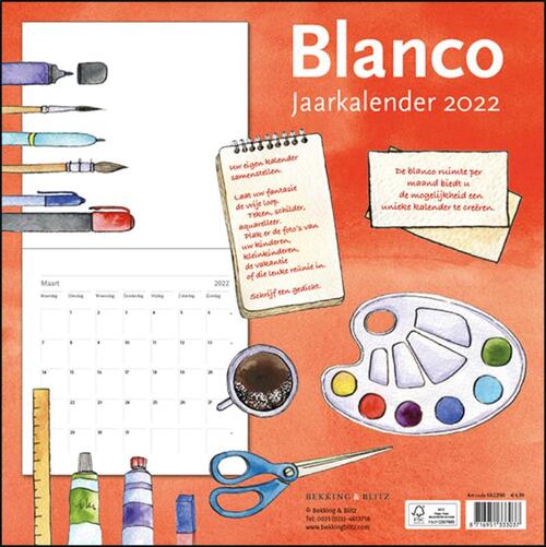 Verschrikking Authenticatie Grace Blanco maandkalender 2022 | Overig | 8716951333037 | Bruna