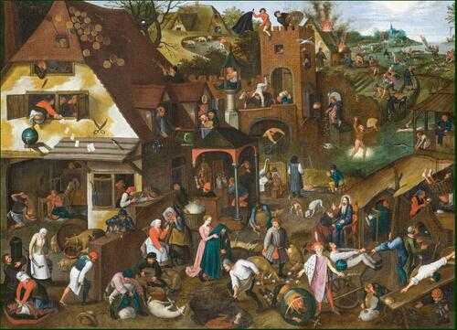 Puzzel (1.000 stukjes): Spreekwoorden, Pieter Brueghel II