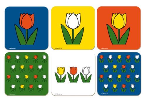 Onderzetters: Tulpen, Dick Bruna