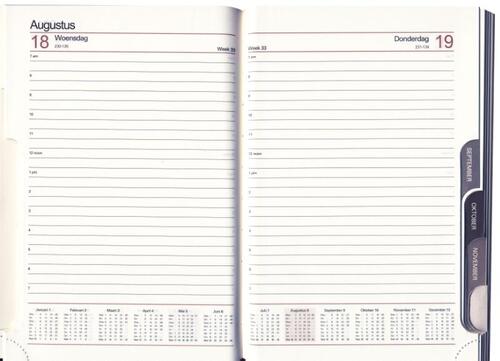 Combi agenda A5 dag 2026