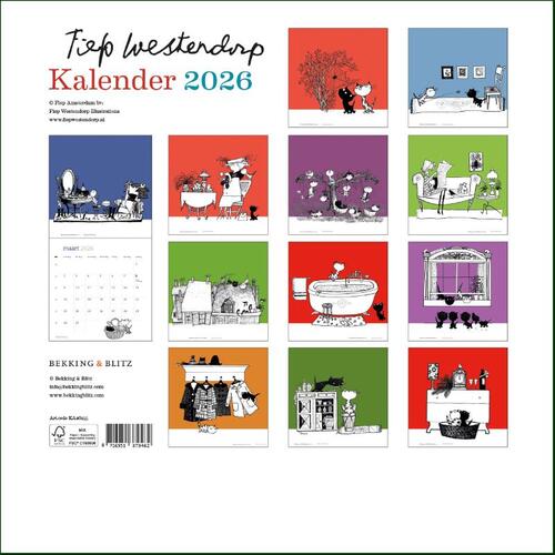 Fiep Westendorp maandkalender 2026