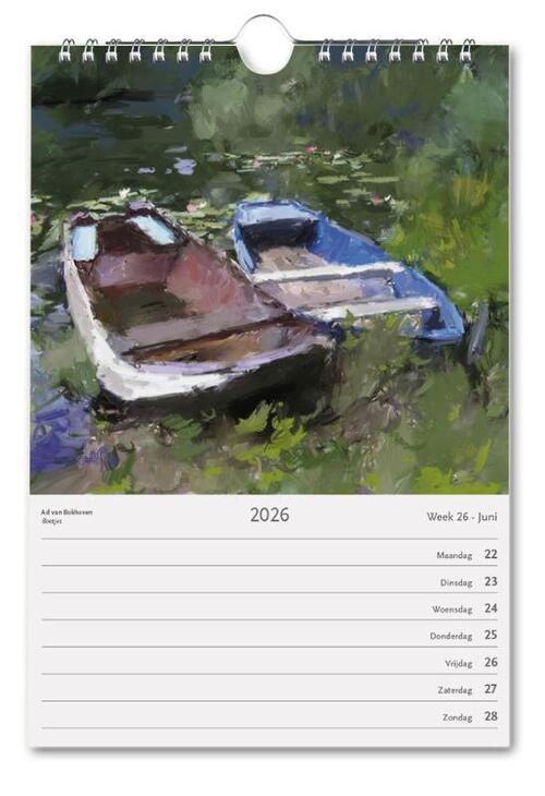 Kunst weekkalender 2026