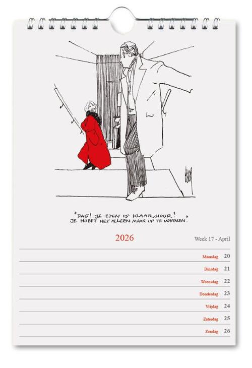 Peter van Straaten weekkalender 2026