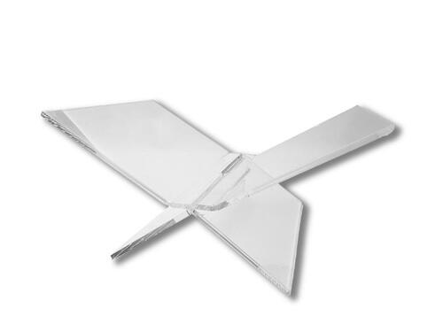 Boekenstandaard perspex middel design