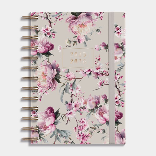 Agenda Spiraal Medium D2 25/26 Kersenbloesem