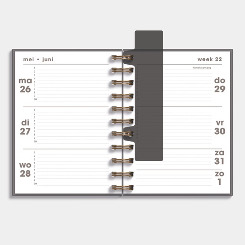 Agenda Spiraal A6 D1 25/26 Verfstructuur