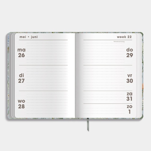 Agenda Soft Pocket A6 D2 25/26 Weidebloemen