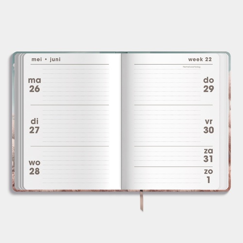 Agenda Soft Pocket A6 D3 25/26 Veldbloemen