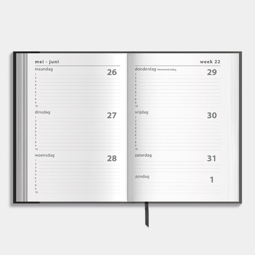 Agenda Basic Grijs 25/26