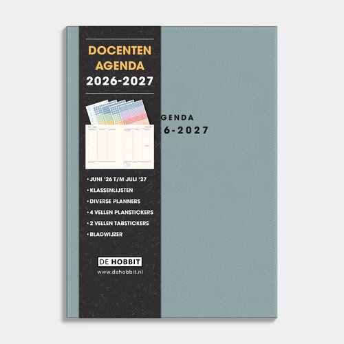 Docentenagenda 2026-2027 A5 Lederlook