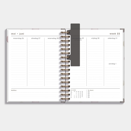 Planner Luxe D2 25/26 Waterverf stippen