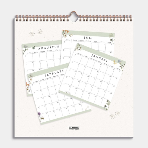 Jaarkalender Weidebloemen 2026