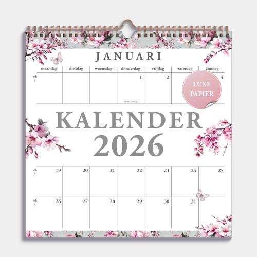 Jaarkalender Kersenbloesem 2026