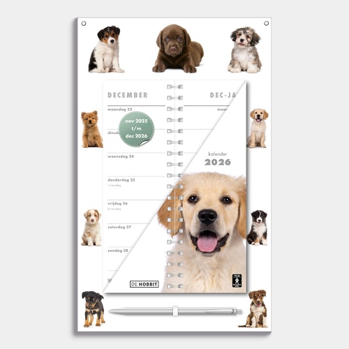 Omslagkalender Honden 2026