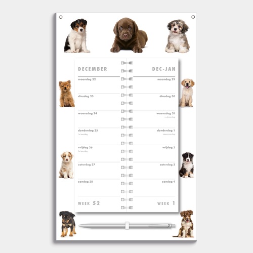 Omslagkalender Honden 2026