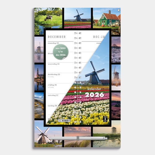 Omslagkalender Holland 2026